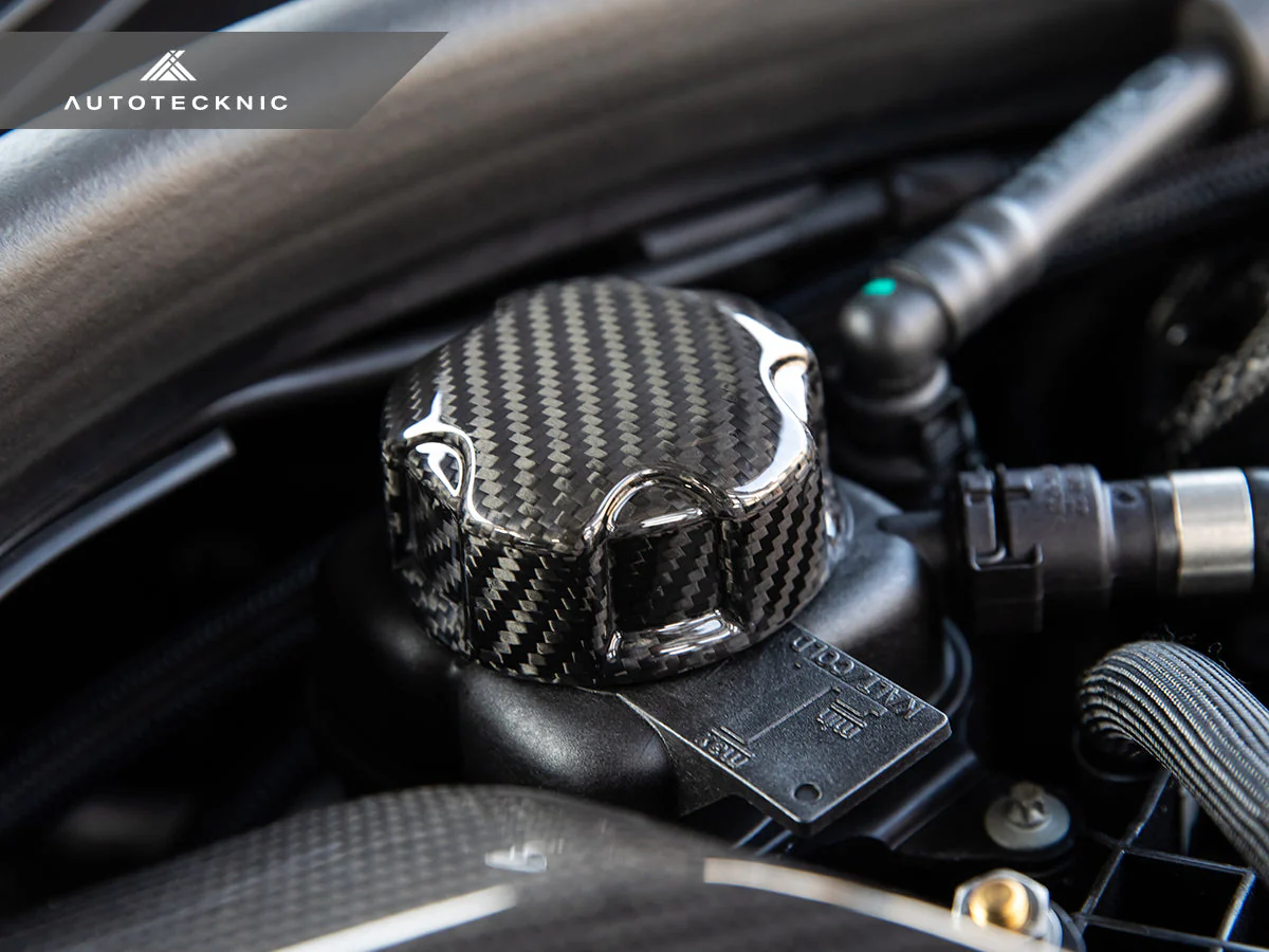 AutoTecknic Dry Carbon Charge Cooler Tank Cap Cover - G01 X3 | G02 X4 - Image 4