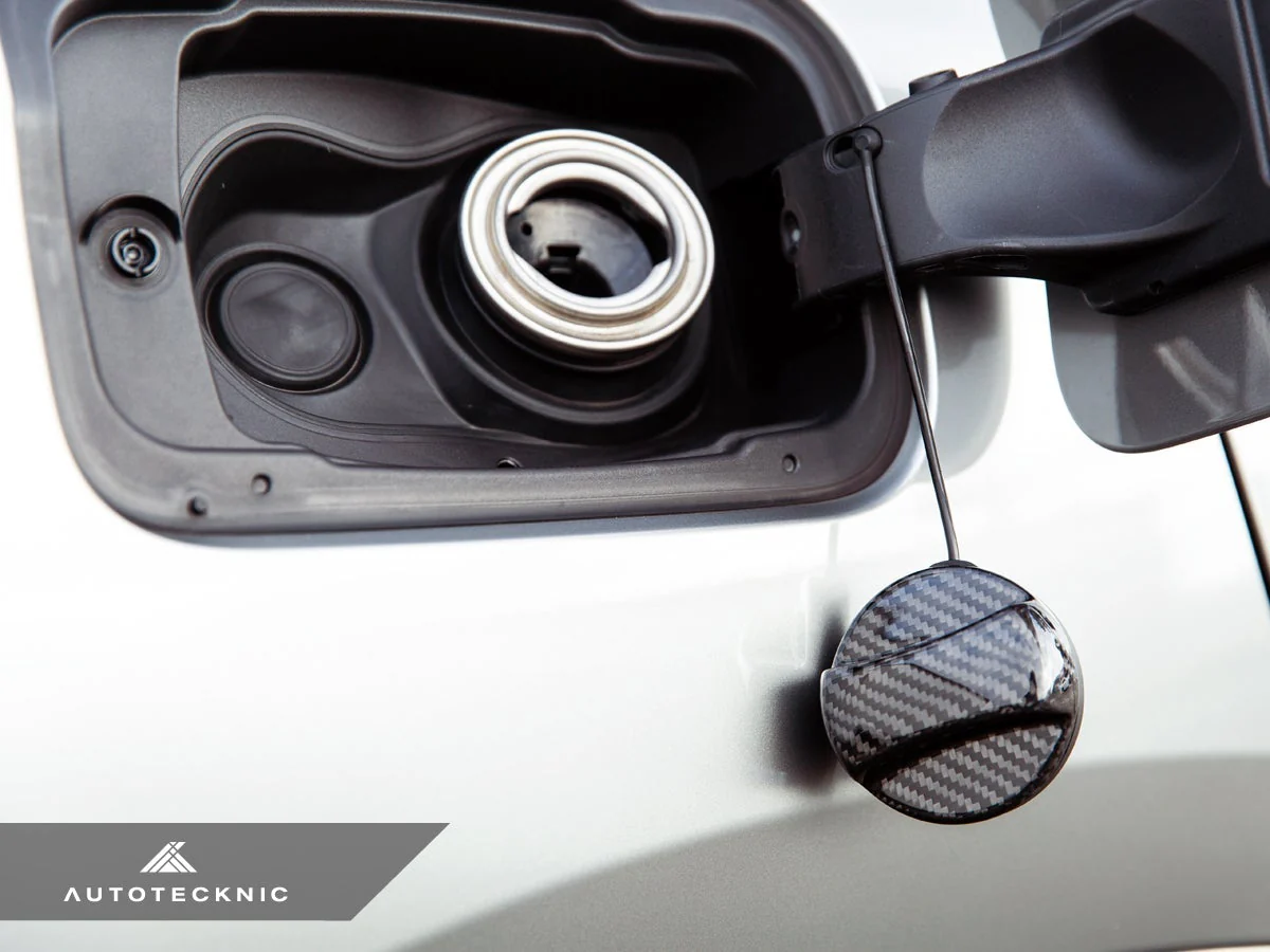 AutoTecknic Dry Carbon Competition Fuel Cap Cover - E46 M3 | 3-Series - Image 3