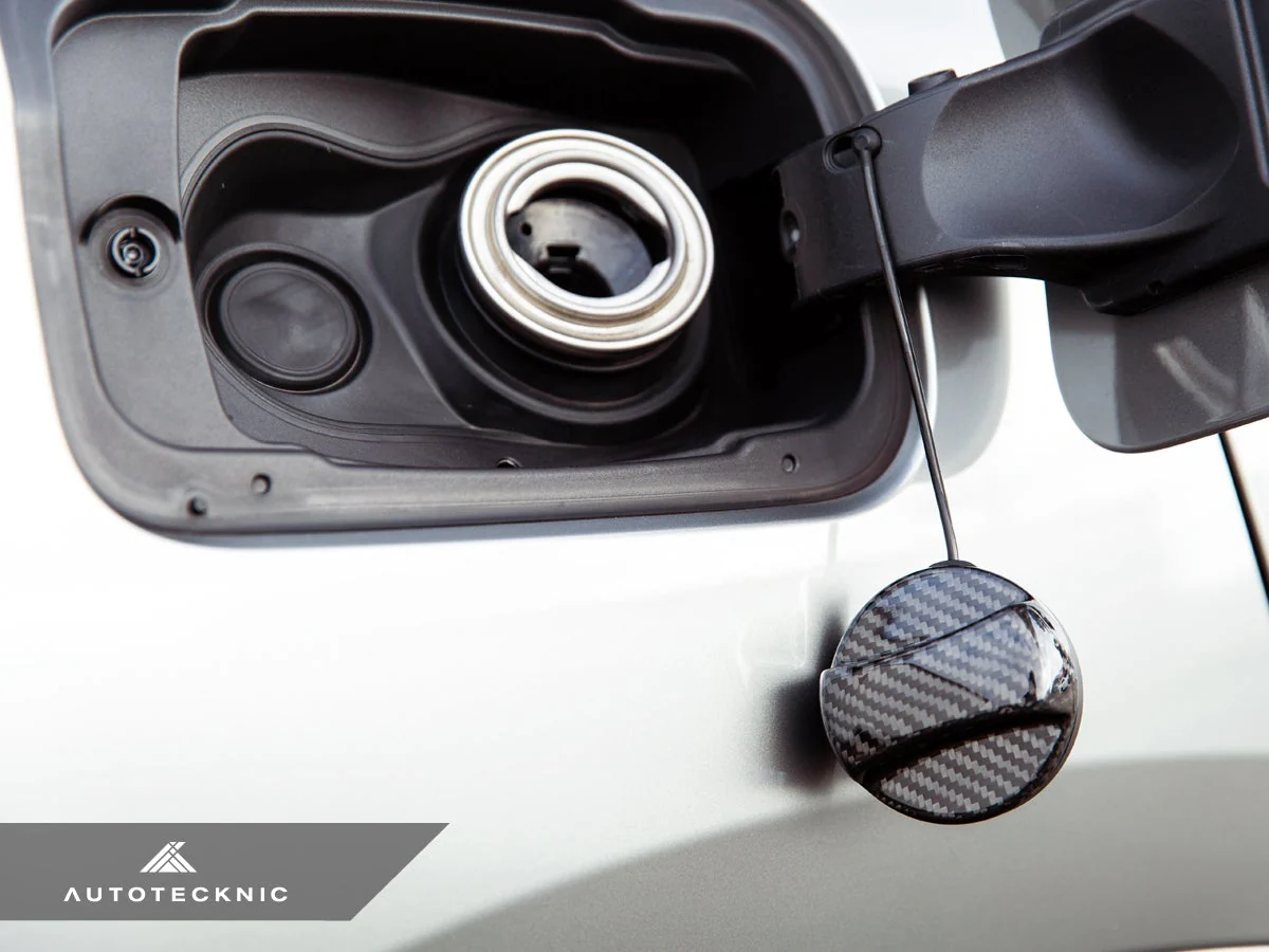 AutoTecknic Dry Carbon Competition Fuel Cap Cover - E60 M5 | 5-Series - Image 3