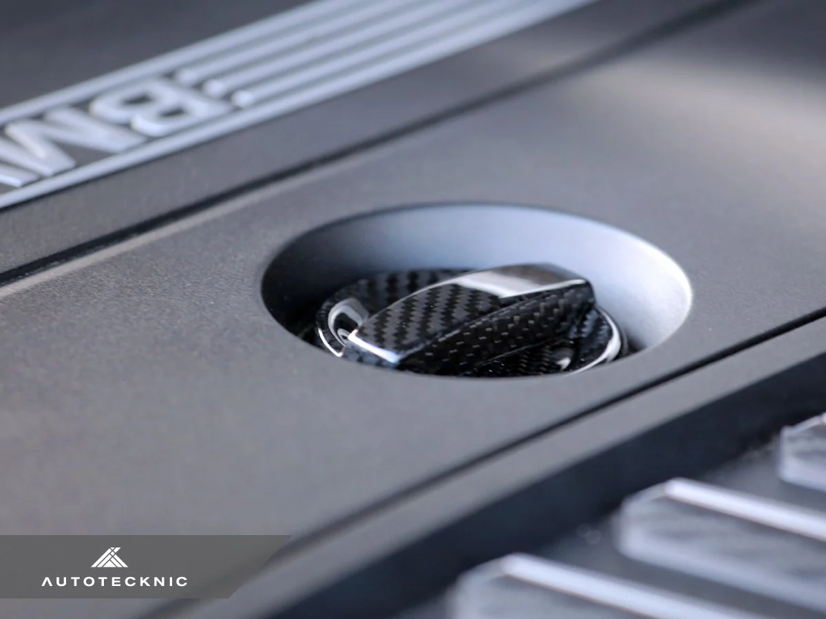 AutoTecknic Dry Carbon Competition Oil Cap Cover - G42 2-Series Coupe - Image 7
