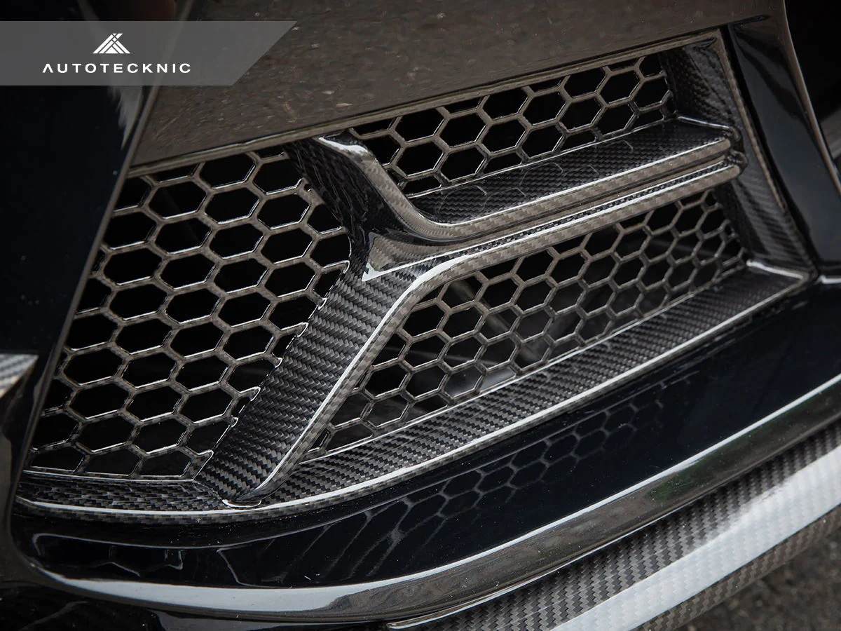 AutoTecknic Dry Carbon Corsa Front Bumper Lower Vent Set - G80 M3 | G82/ G83 M4 - Image 10