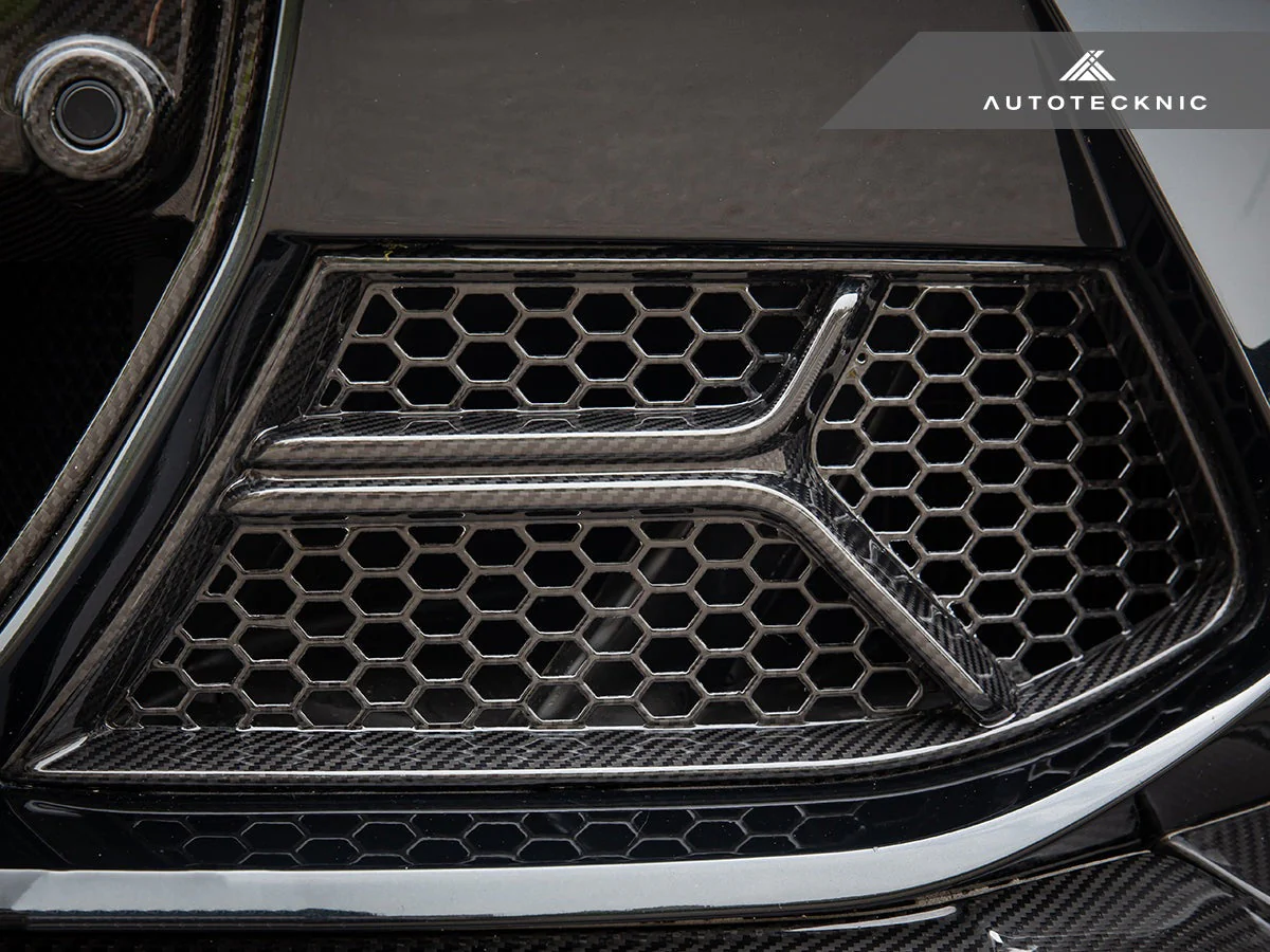 AutoTecknic Dry Carbon Corsa Front Bumper Lower Vent Set - G80 M3 | G82/ G83 M4 - Image 4