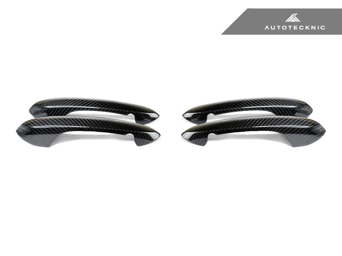 AutoTecknic Dry Carbon Door Handle Trim Set - F90 M5 - Image 2