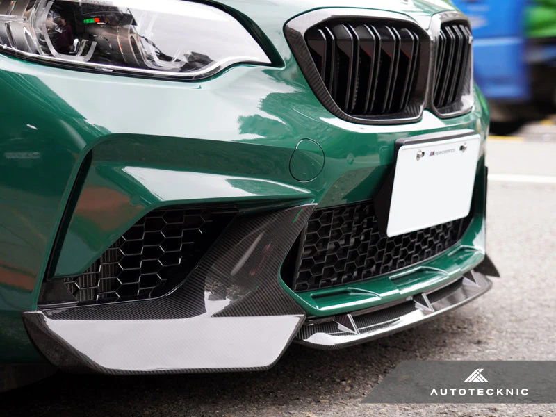 AutoTecknic Dry Carbon Fiber Center Front Lip - F87 M2 Competition - Image 3