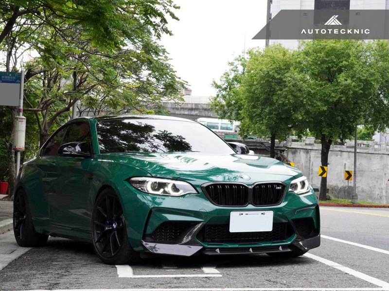 AutoTecknic Dry Carbon Fiber Center Front Lip - F87 M2 Competition - Image 4