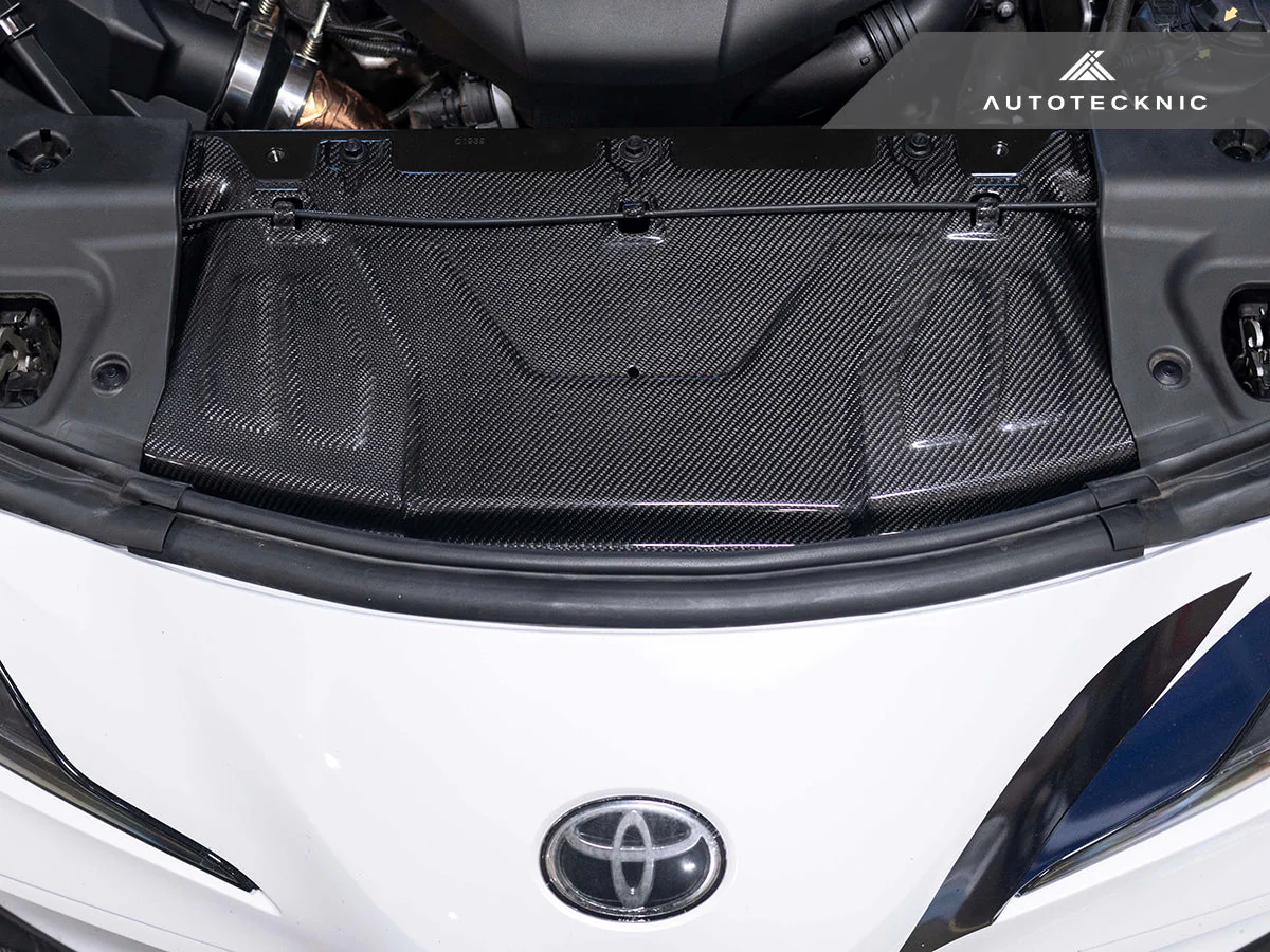 AutoTecknic Dry Carbon Fiber Cooling Shroud - A90 Supra - Image 2