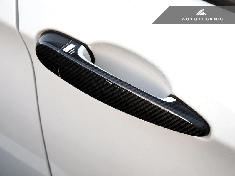 AutoTecknic Dry Carbon Fiber Door Handle Trims - F20/ F21 1-Series - Image 4