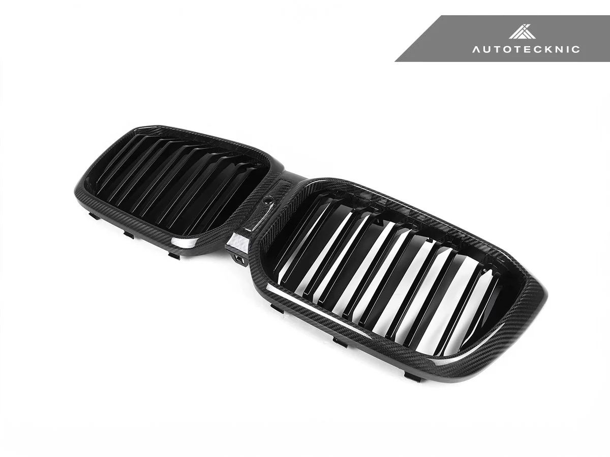 AutoTecknic Dry Carbon Fiber Dual-Slats Front Grille Set - F97 X3M LCI | F98 X4M LCI - Image 6