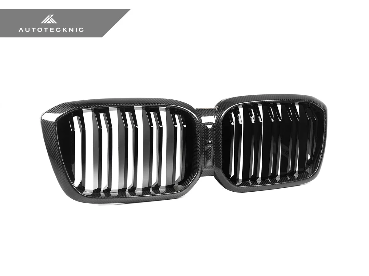AutoTecknic Dry Carbon Fiber Dual-Slats Front Grille Set - G01 X3 LCI | G02 X4 LCI - Image 9