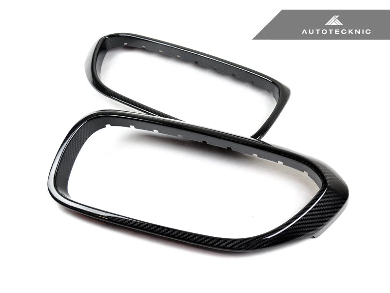 AutoTecknic Dry Carbon Fiber Front Grille Covers - G30 5-Series - Image 2