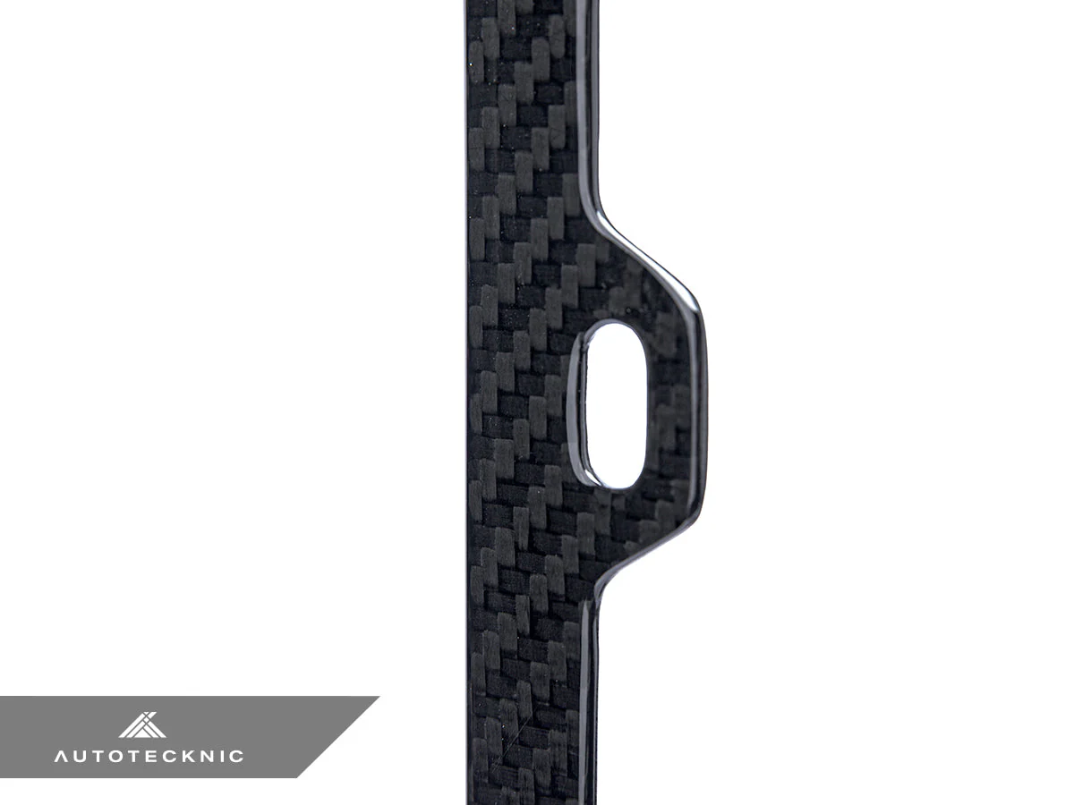 AutoTecknic Dry Carbon Fiber License Plate Frame - Image 6