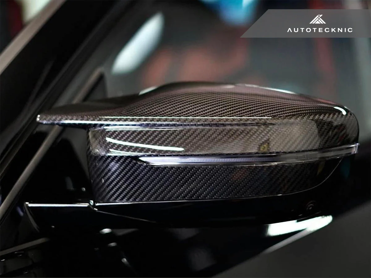 AutoTecknic Dry Carbon Fiber Mirror Covers - G87 M2 - Image 7