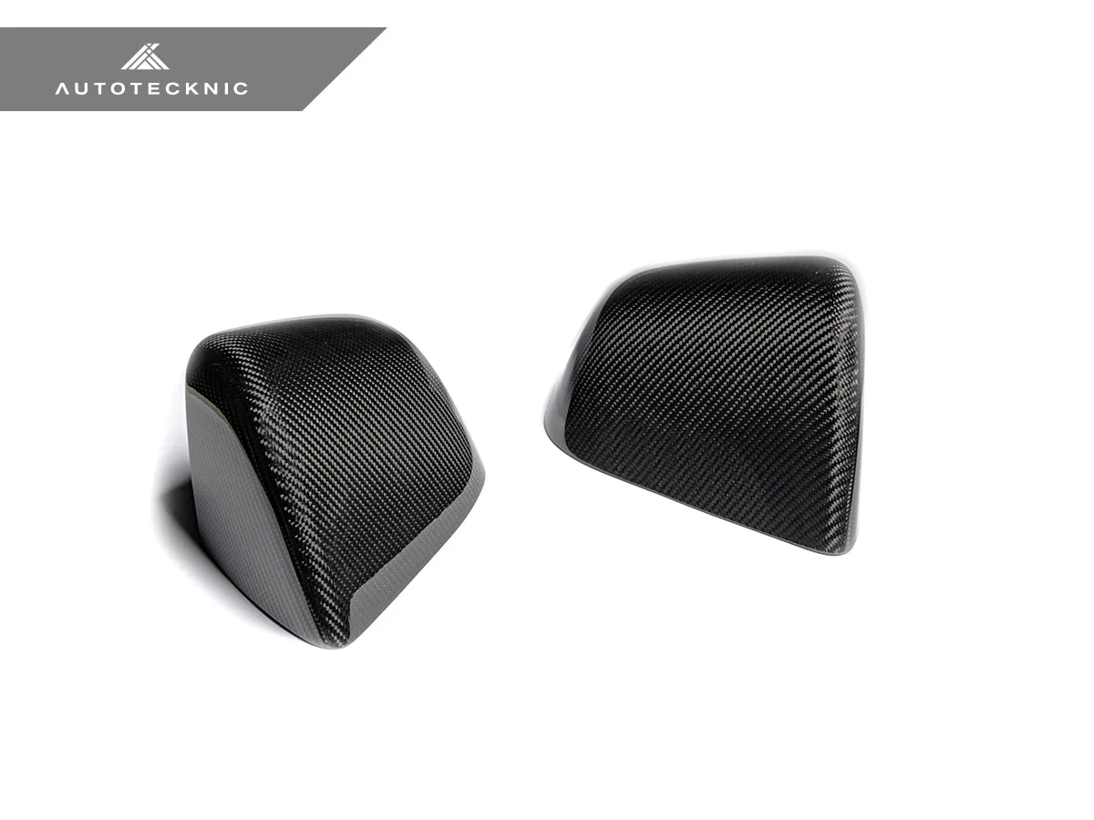 AutoTecknic Dry Carbon Fiber Mirror Covers - Tesla Model Y - Image 10
