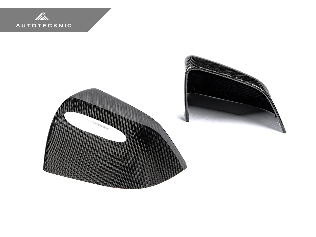 AutoTecknic Dry Carbon Fiber Mirror Covers - Tesla Model Y - Image 5
