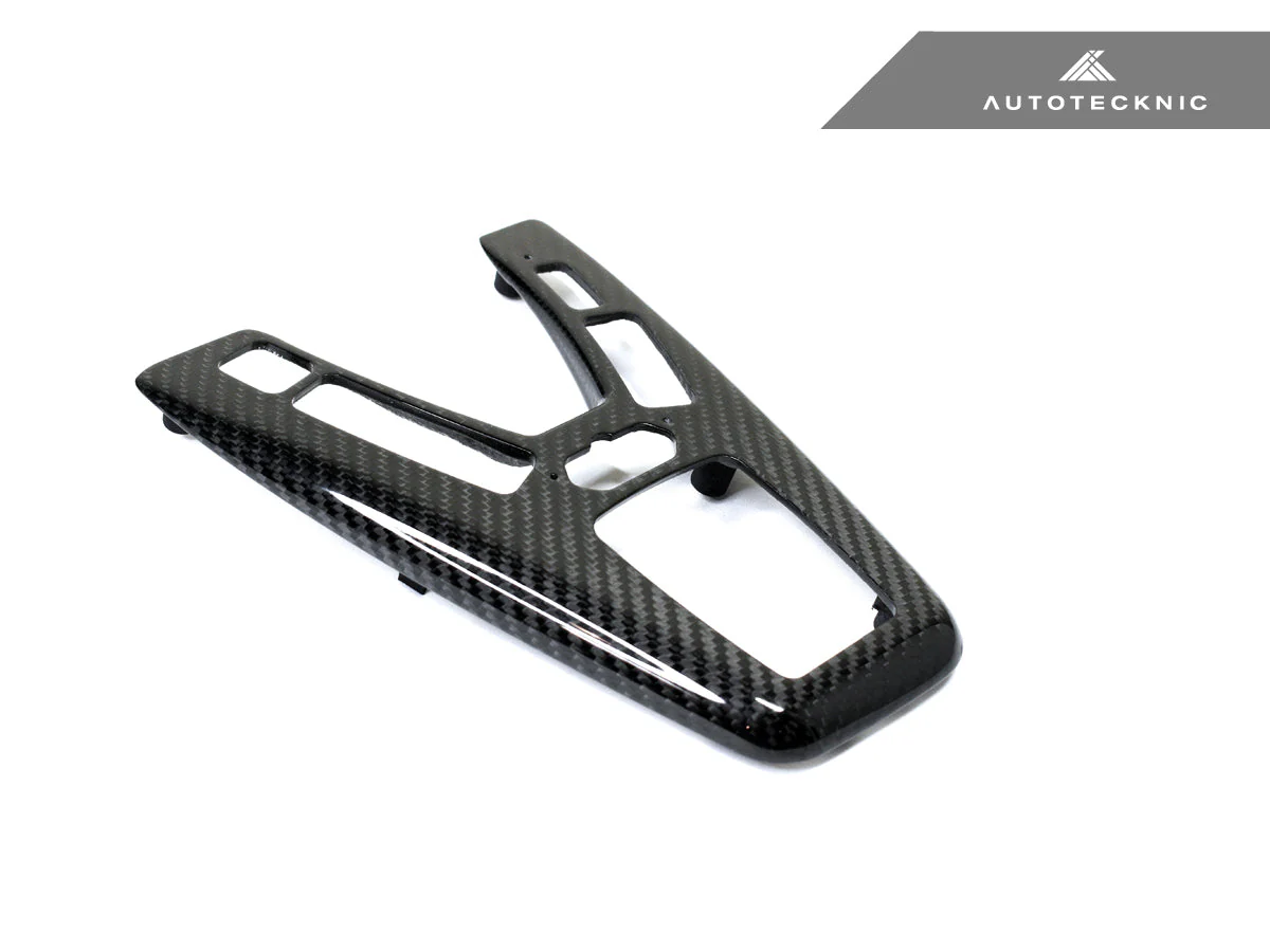 AutoTecknic Dry Carbon Fiber Shift Console Trim - F10 M5 M-DCT - Image 6