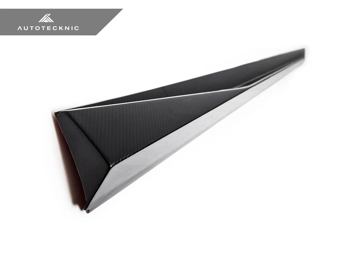 AutoTecknic Dry Carbon Fiber V2 Side Skirt Extension Set - G90/ G99 M5 - Image 4