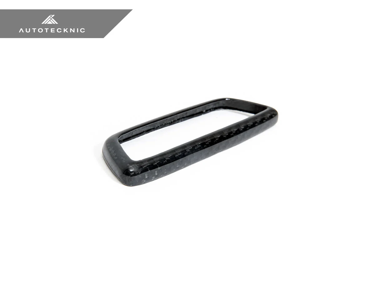 AutoTecknic Dry Carbon Front Seat Illuminated Emblem Surround Set - BMW M - Image 6