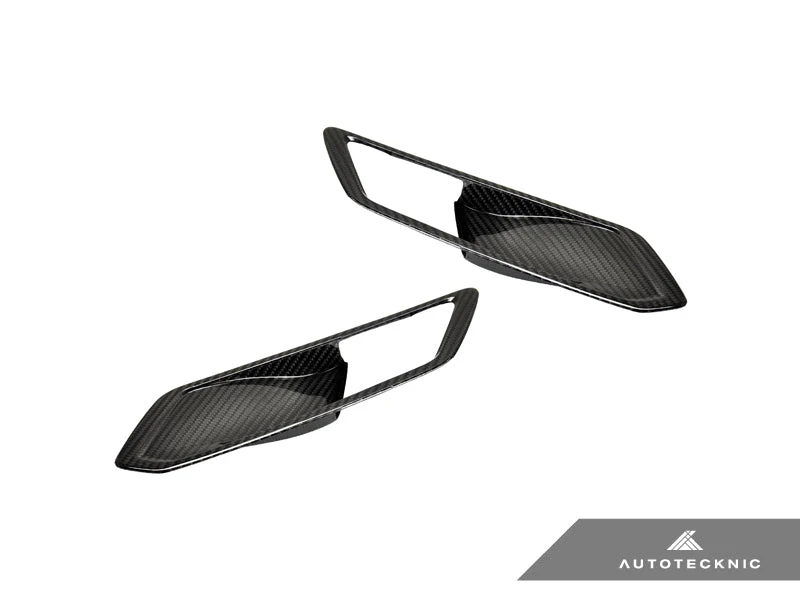 AutoTecknic Dry Carbon Interior Door Handle Trim Set - G80 M3 - Image 3