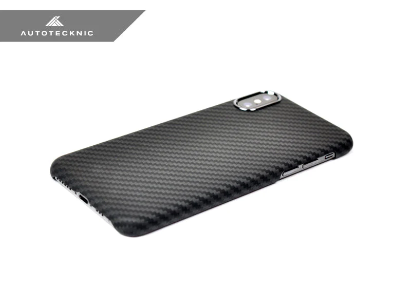 AutoTecknic Dry Carbon iPhone Cover - iPhone XS - Matte Finish - Image 4