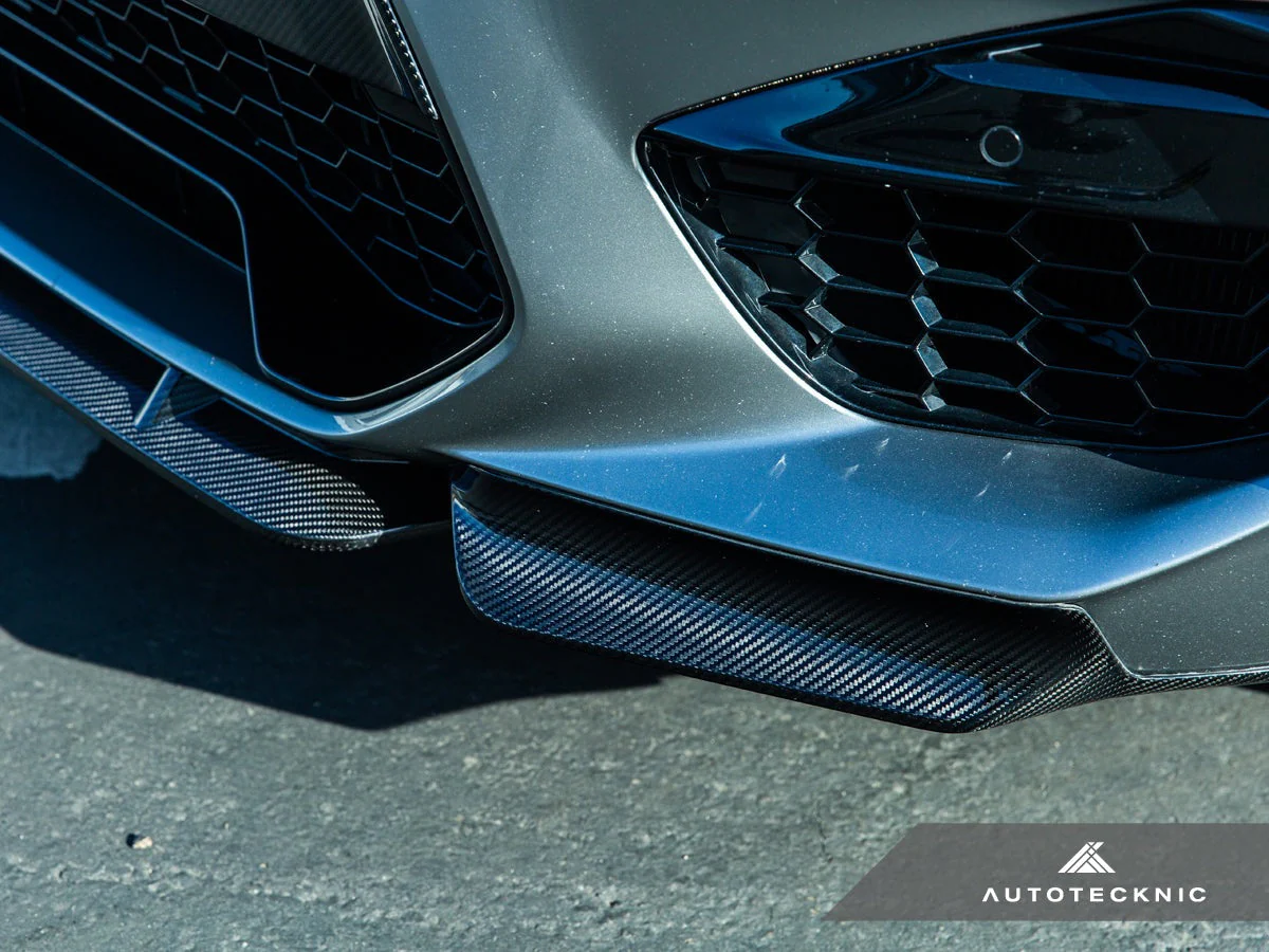 AutoTecknic Dry Carbon Performante Aero Splitter & Center Lip Set - F97 X3M | F98 X4M - Image 9