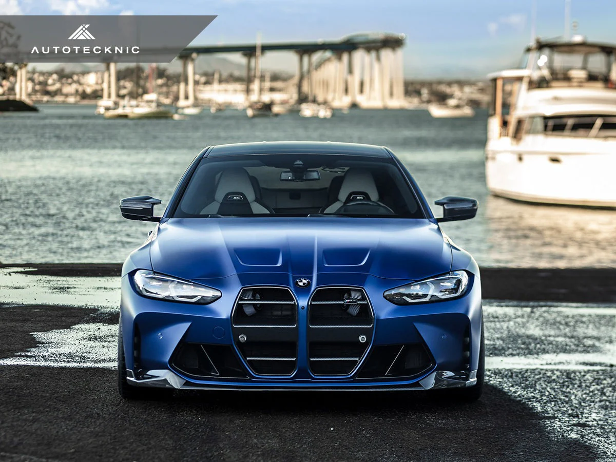 AutoTecknic Dry Carbon Podium V1 Front Grille Set - G80 M3 | G82/ G83 M4 - Image 2