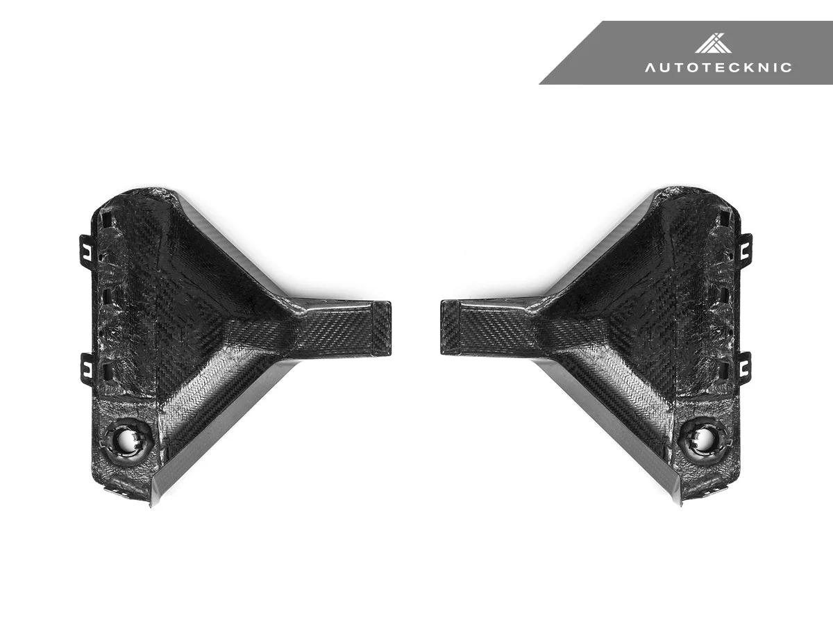 AutoTecknic Dry Carbon Rear Bumper Reflector Trim Set - G87 M2 - Image 9