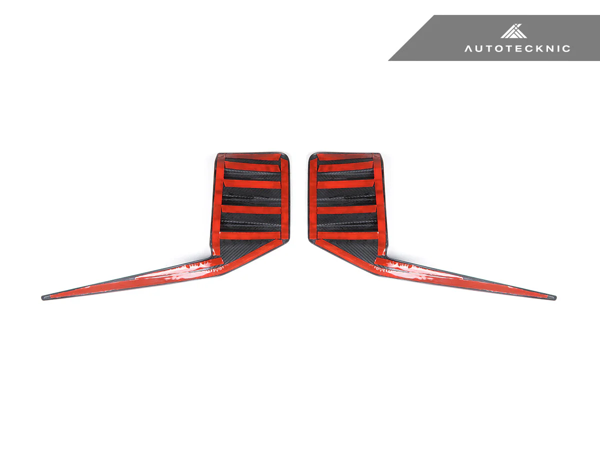 AutoTecknic Dry Carbon Rear Bumper Trim Set - G87 M2 - Image 8
