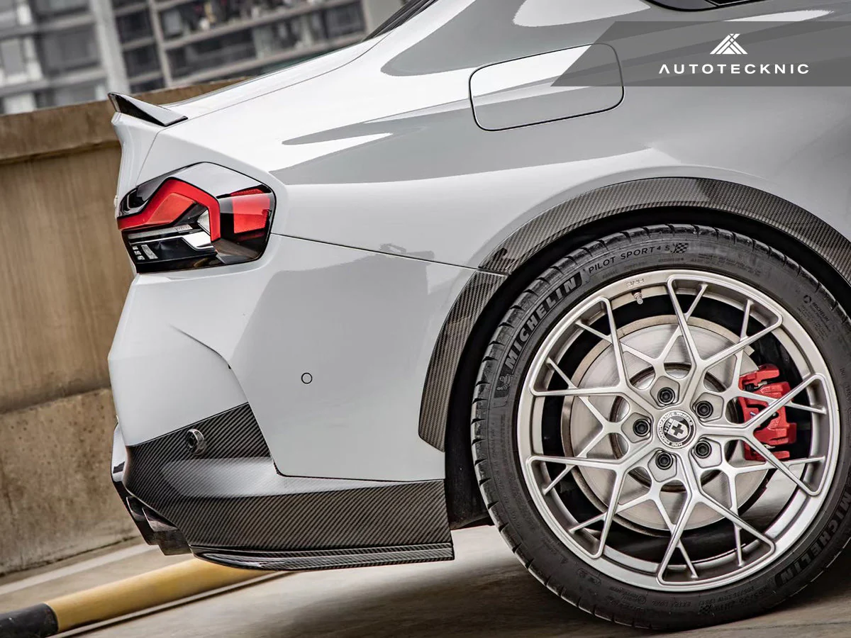 AutoTecknic Dry Carbon Rear Side Diffuser Set - G42 2-Series - Image 2