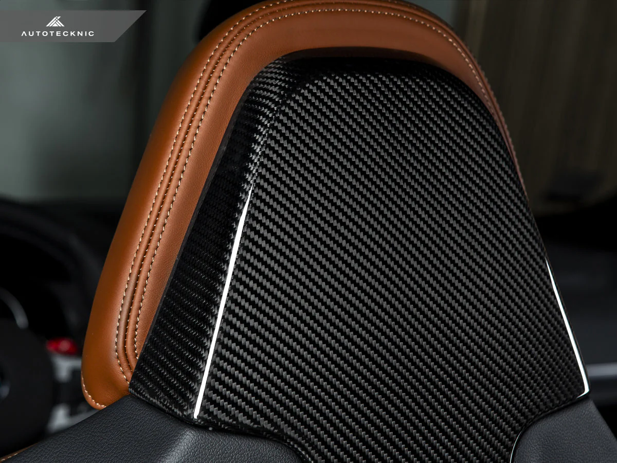 AutoTecknic Dry Carbon Seat Back Cover Set - F97 X3M | F98 X4M - Image 11