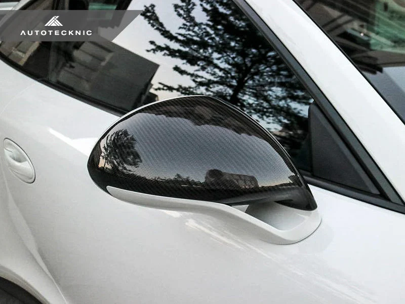 AutoTecknic Dry Carbon Sport Design Mirror Covers - Porsche 991 Turbo | GT3 | GT4 - Image 9