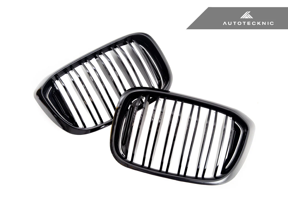 AutoTecknic Dual-Slats Gloss Black Front Grille Set - G01 X3 | G02 X4 Pre-LCI - Image 6
