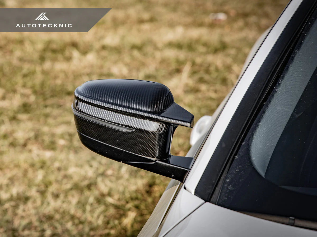 AutoTecknic G8X Style M-Inspired Version II Dry Carbon Mirror Covers - G30 5-Series - Image 4
