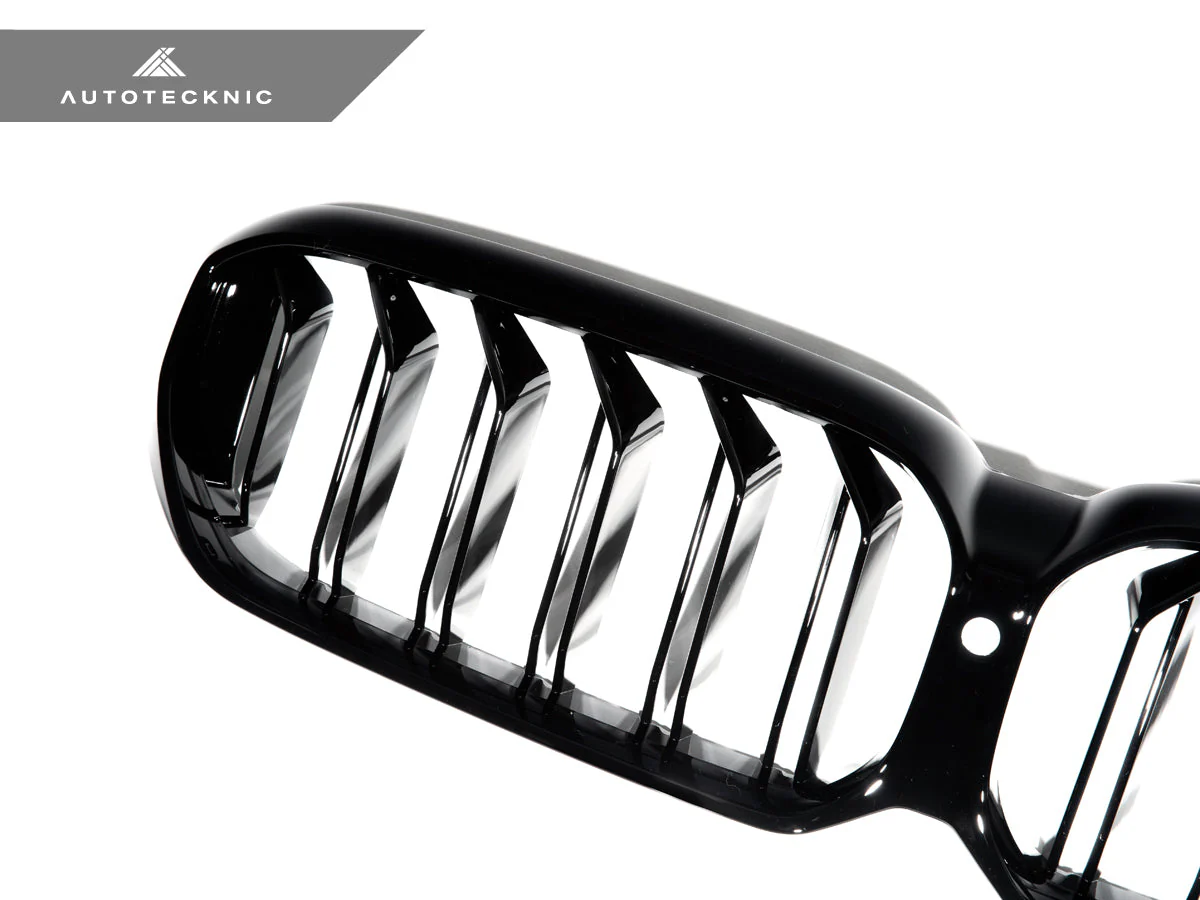 AutoTecknic Gloss Black Front Grille - F90 M5 LCI | G30 5-Series LCI - Image 4