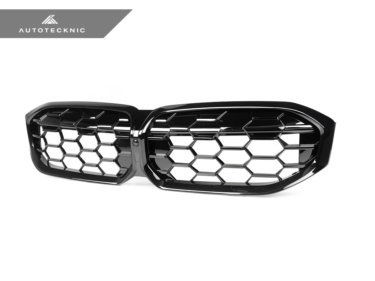 AutoTecknic Gloss Black Honeycomb Front Grille - G20 3-Series LCI - Image 3