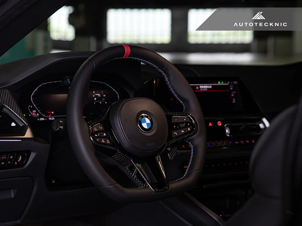 AutoTecknic LCI Carbon Steering Wheel Trim - G42 2-Series 2025-Up - Image 2