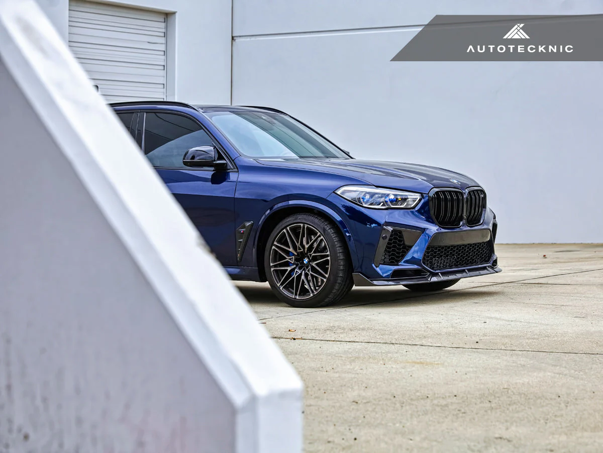 AutoTecknic Performance Dry Carbon Front Lip Set - F95 X5M - Image 8