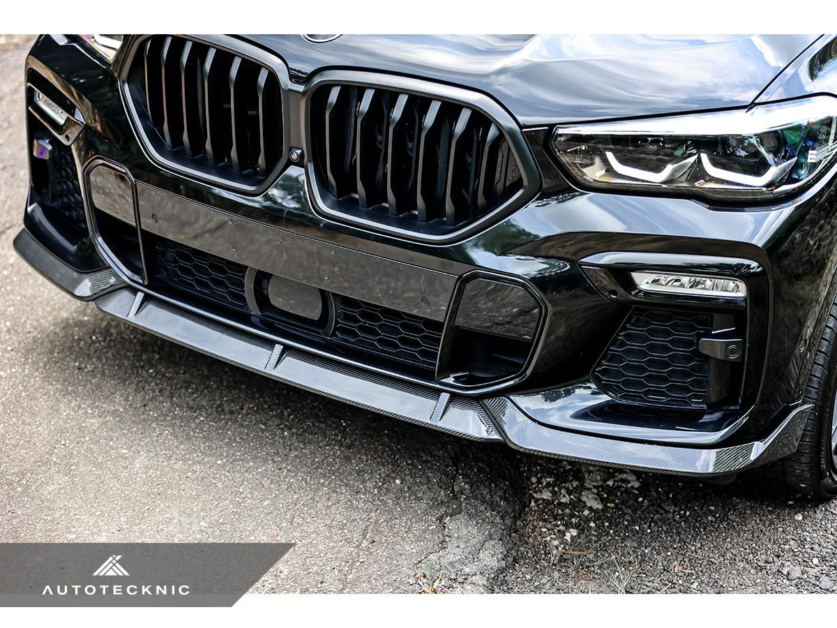 AutoTecknic Performance Dry Carbon Front Lip Set - G06 X6 M-Sport - Image 6