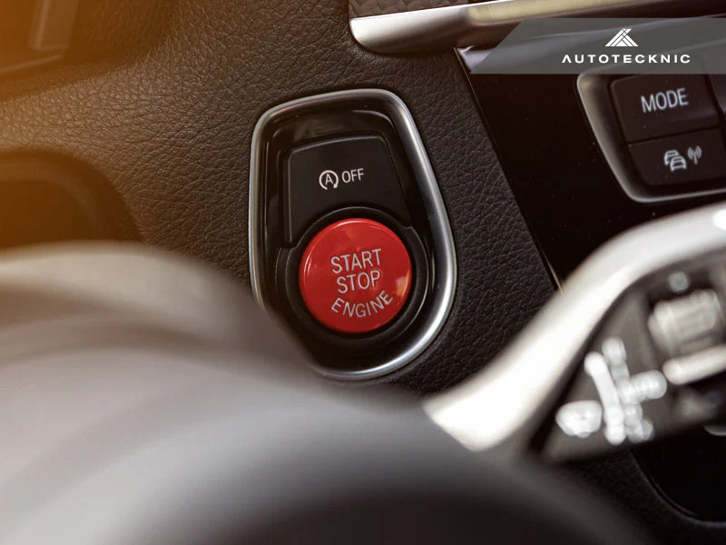 AutoTecknic Red Start Stop Button - F10 5-Series | F06/ F12/ F13 6-Series - Image 2