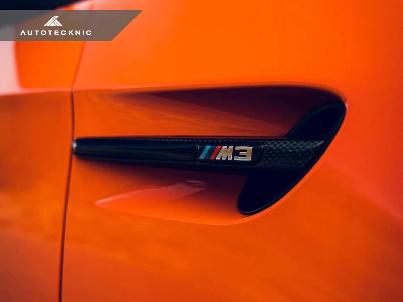 AutoTecknic Replacement Carbon Fiber Fender Gills - E90 Sedan / E92 Coupe / E93 Cabrio | M3 - Image 5