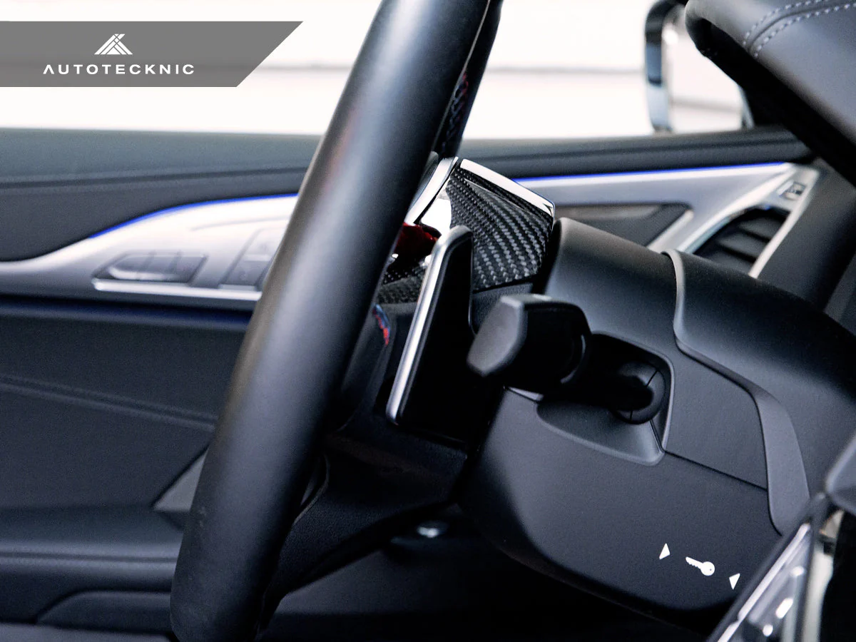 AutoTecknic Replacement Carbon Steering Wheel Top Cover - F90 M5 - Image 7