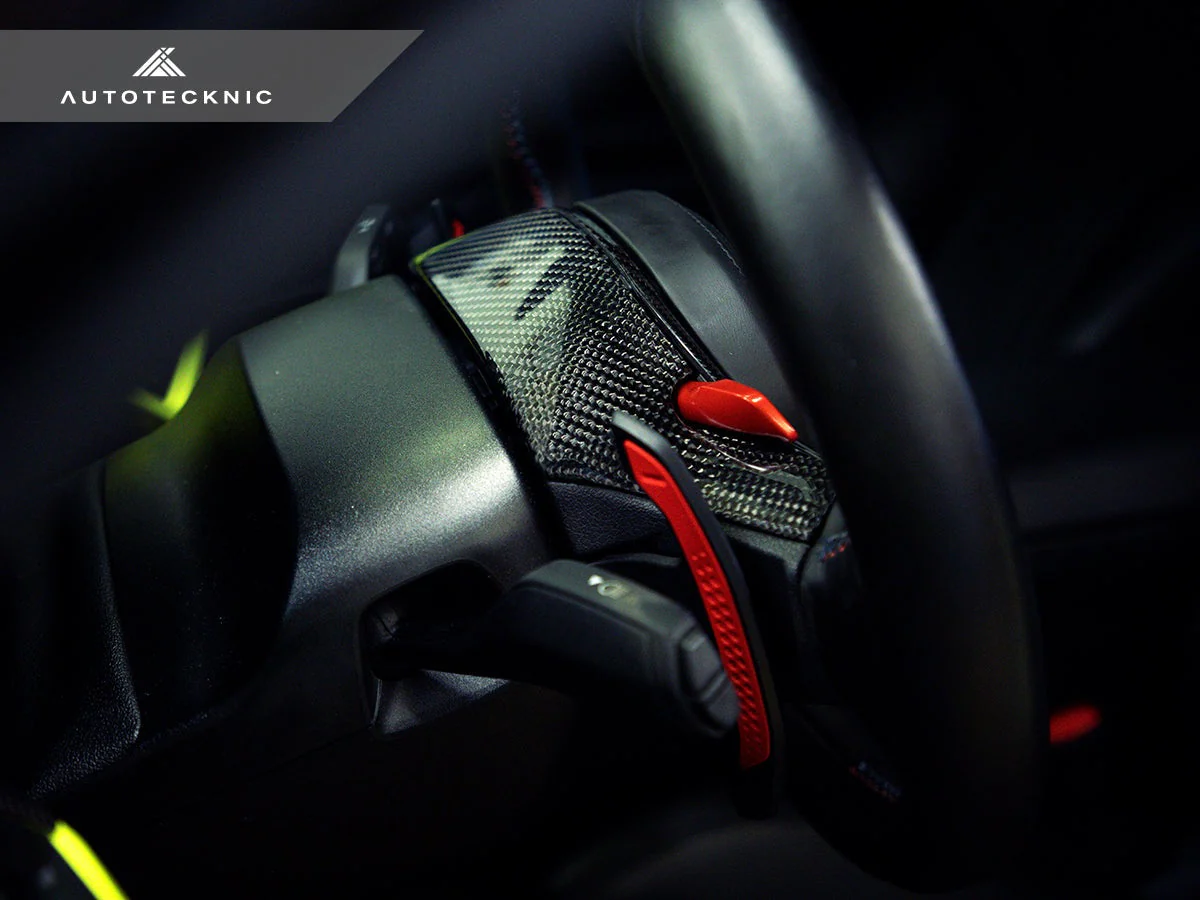 AutoTecknic Replacement Carbon Steering Wheel Top Cover - G80 M3 | G82/ G83 M4 - Image 4