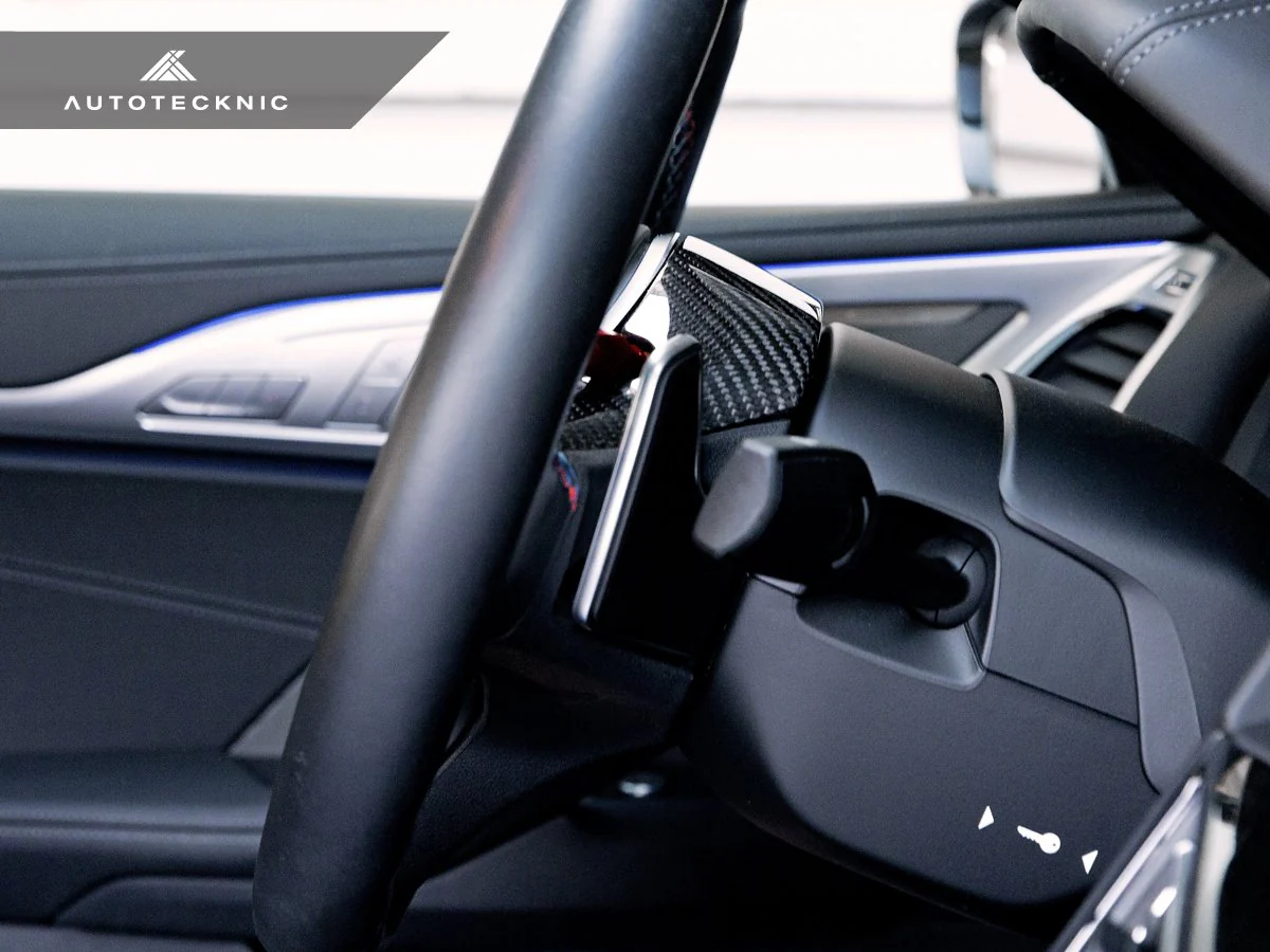AutoTecknic Replacement Carbon Steering Wheel Top Cover - G80 M3 | G82/ G83 M4 - Image 5