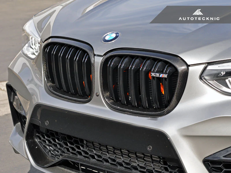 AutoTecknic Replacement Dry Carbon Grille Surround Set - F97 X3M | F98 X4M - Image 2