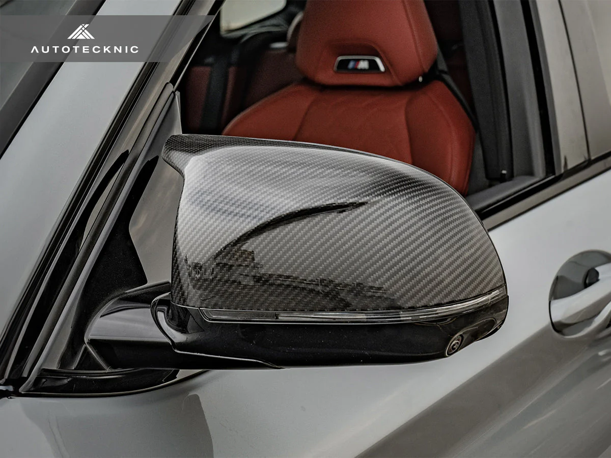 AutoTecknic Replacement Dry Carbon Mirror Covers - F95 X5M | F96 X6M - Image 2