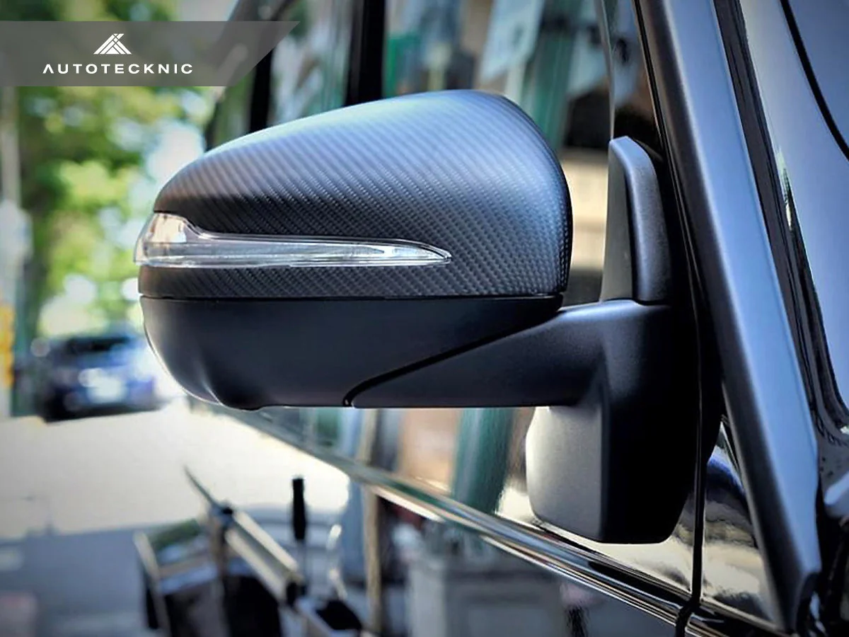 AutoTecknic Replacement Dry Carbon Mirror Covers - Mercedes-Benz W463A G-Wagon - Image 4