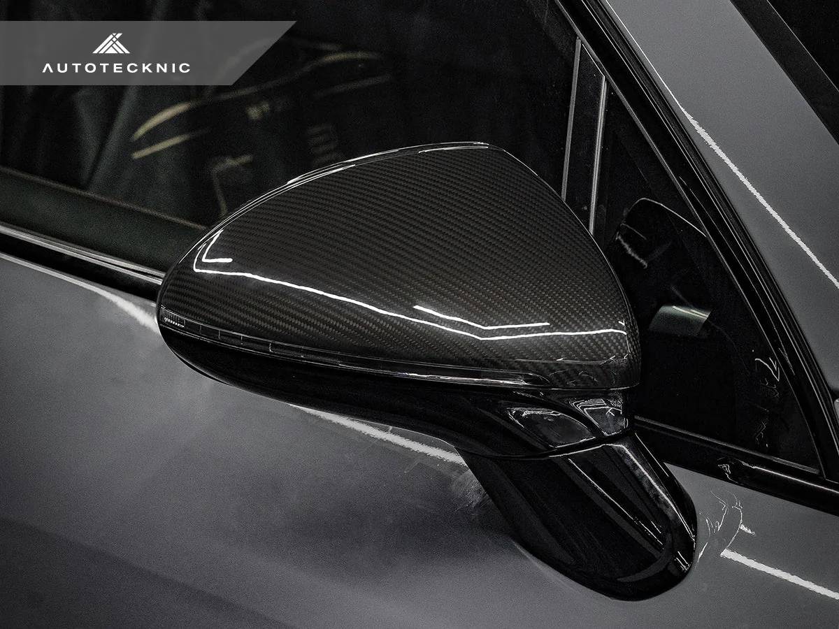 AutoTecknic Replacement Dry Carbon Mirror Covers - Porsche 958.2 Cayenne - Image 2