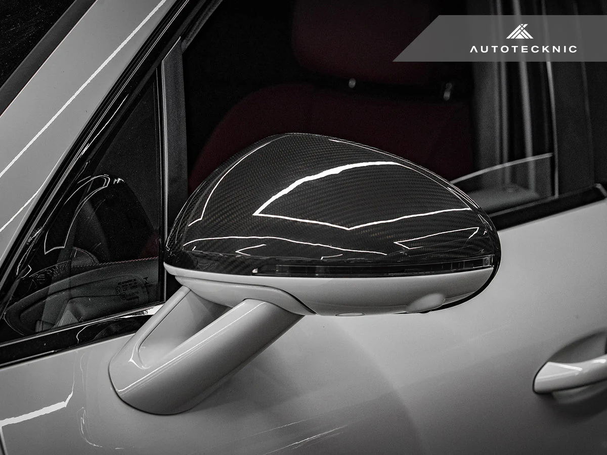 AutoTecknic Replacement Dry Carbon Mirror Covers - Porsche 95B Macan - Image 8