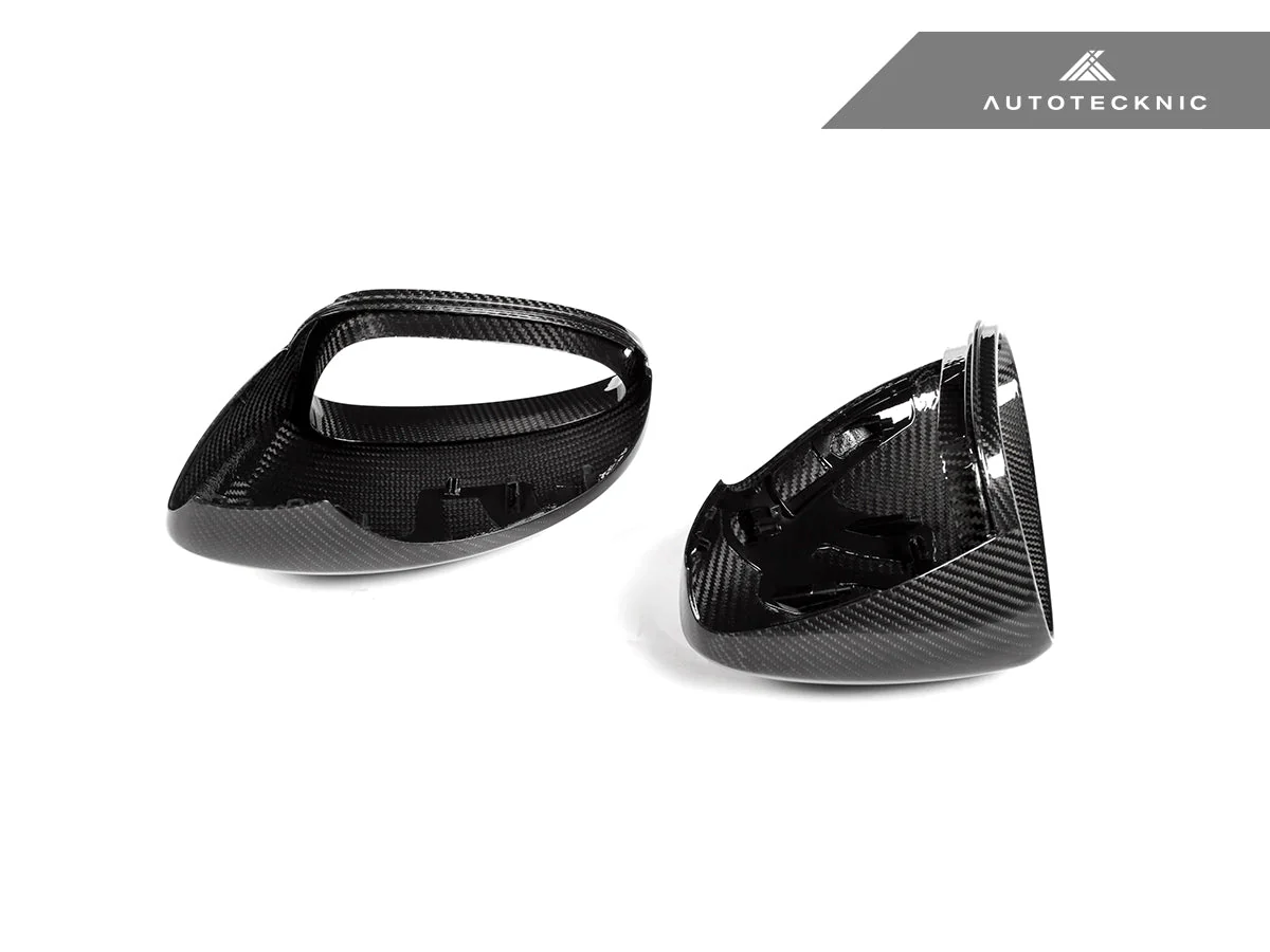AutoTecknic Replacement Dry Carbon Mirror Covers - Porsche 971 Panamera - Image 3