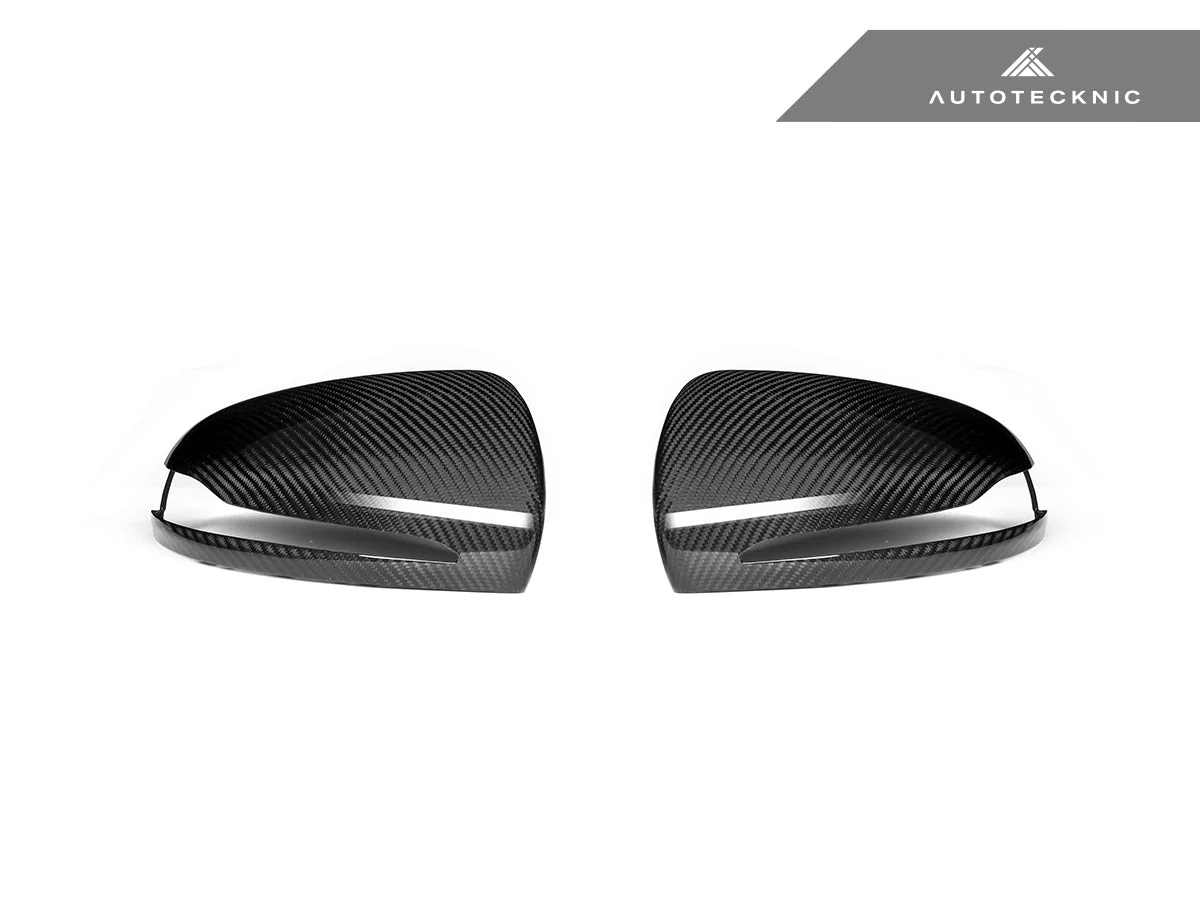 AutoTecknic Replacement Version II Dry Carbon Mirror Covers - Mercedes-Benz W205 C-Class - Image 11