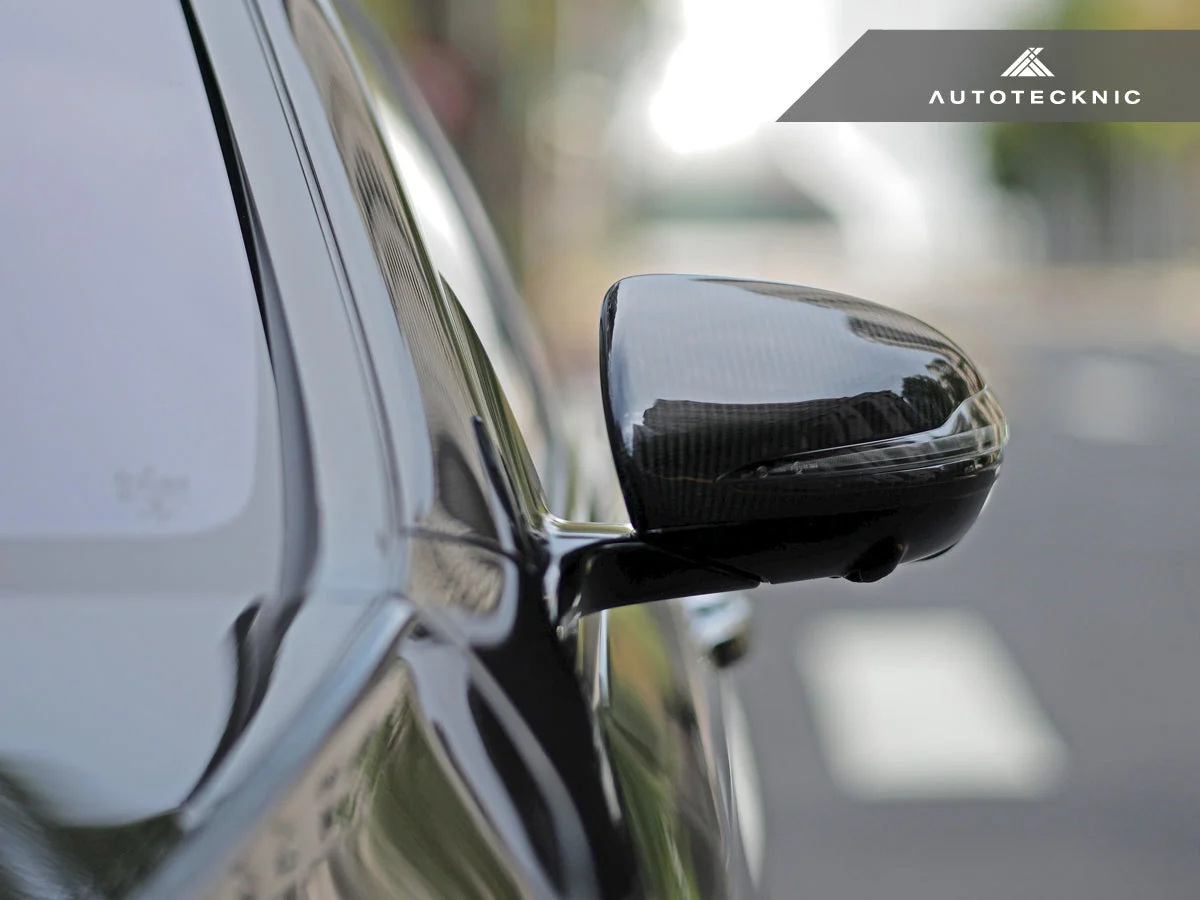 AutoTecknic Replacement Version II Dry Carbon Mirror Covers - Mercedes-Benz W257 CLS-Class - Image 6